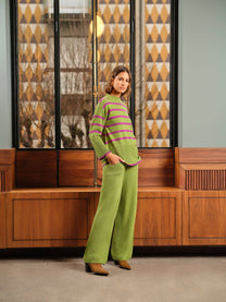 Maglione a righe Madalena in lana e cashmere