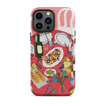Cover iPhone resistente con stampa “Pasta Night Party”