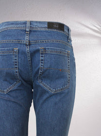 Jeans skinny in denim blu