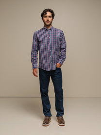 Camicia uomo in cotone 100% a quadri
