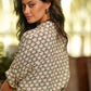 Camicia in viscosa con stampa geometrica
