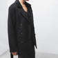 Cappotto doppiopetto con cintura