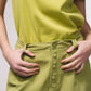 Shorts bermuda a vita alta con bottoni
