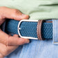 Cintura intrecciata elastica blu