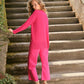 Pantaloni lunghi in twill elasticizzato