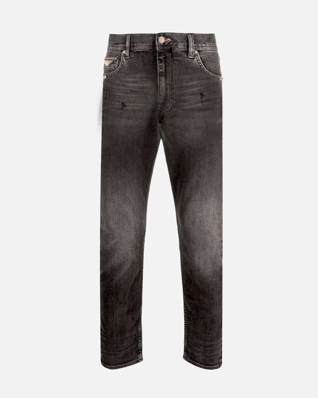 Jeans Uomo Stretch Nero Rotten