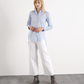 Camicia lunga in cotone elasticizzato