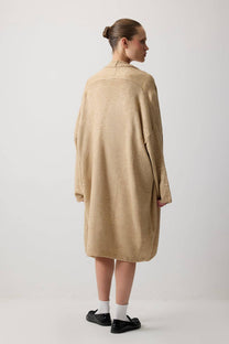 Cardigan oversize in maglia con tasche