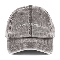 Cappello vintage ricamato “Dolce Far Niente”