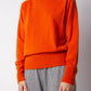 Maglia dolcevita in misto cashmere con lavorazione 3D