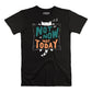 T-shirt unisex “Not Now Not Today” con stampa gatto
