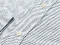 Camicia sartoriale su misura Bernina blu navy