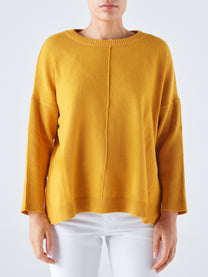 Maglione in maglia morbida con scollo tondo Nervo