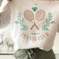 Felpa girocollo Tennis Club con grafica