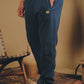 Pantaloni jogger Essential in cotone biologico blu