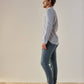 Pantaloni uomo in lino Souk Blueberry blu