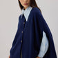 Poncho in maglia oversize