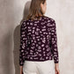Cardigan jacquard animalier da donna