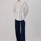 Camicia in popeline con accessori in metallo