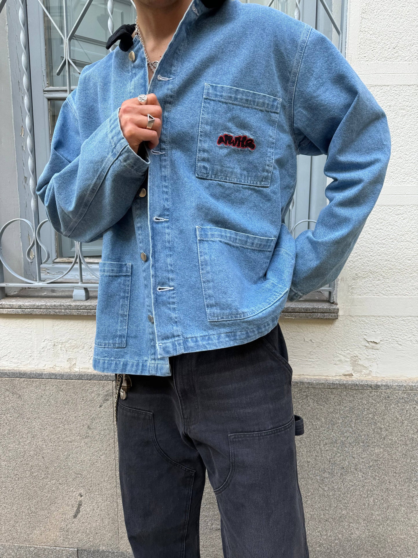 Giacca da lavoro in denim biologico