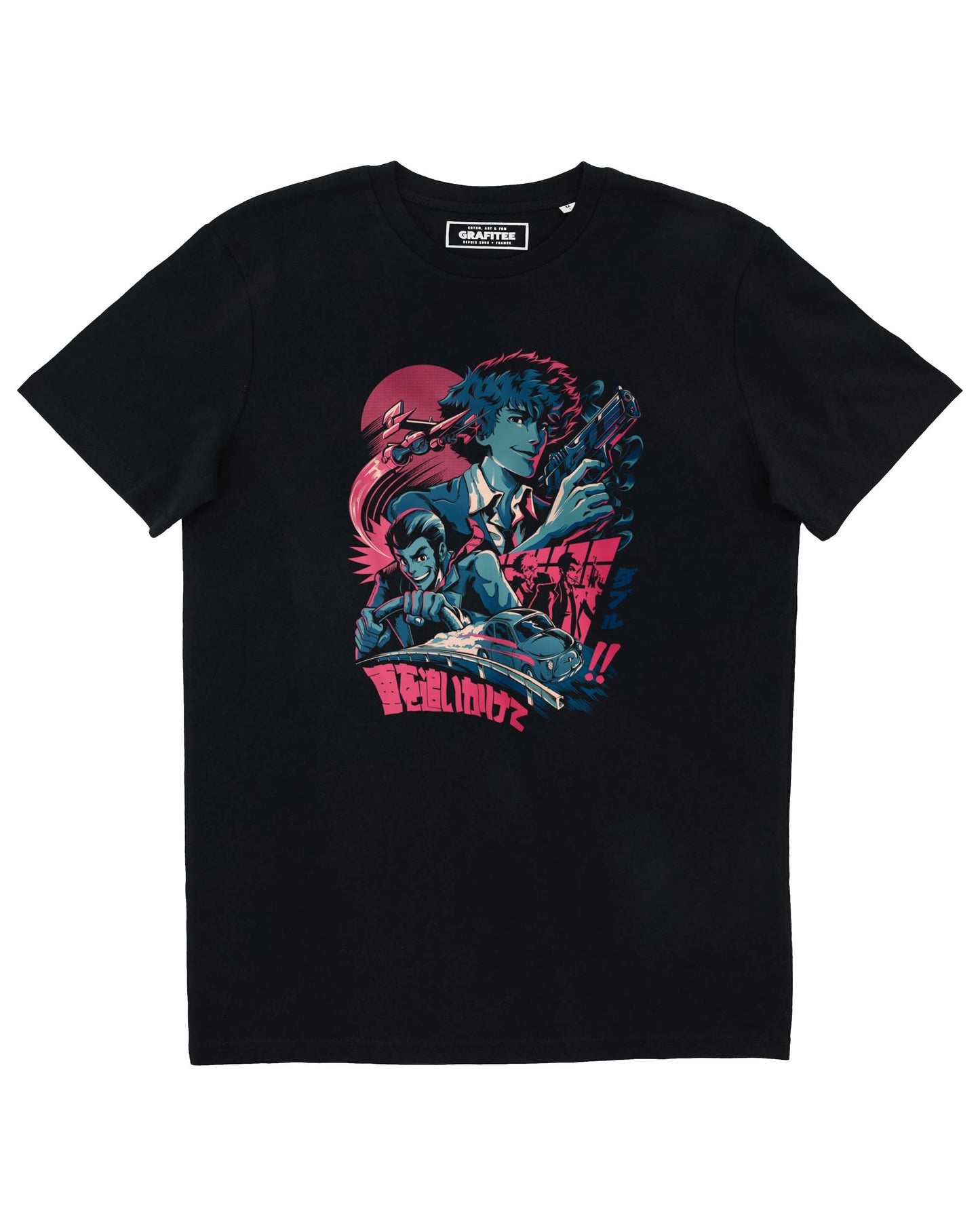 T-shirt unisex Lupin Spiegel stile manga