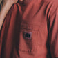 T-shirt tinta a pigmento Burning Sky con taschino