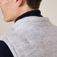 Gilet reversibile imbottito grigio latte
