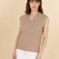 Gilet in maglia a trecce Milano