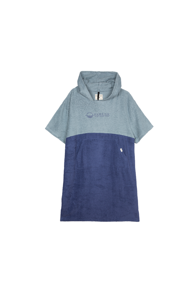 Poncho Surf Blu Tramonto in Cotone Biologico