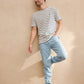 Jeans Cooper semi-slim sbiancati da uomo