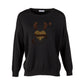 Maglione in maglia con paillettes a cuore