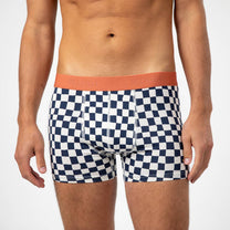 Boxer in cotone biologico a quadretti