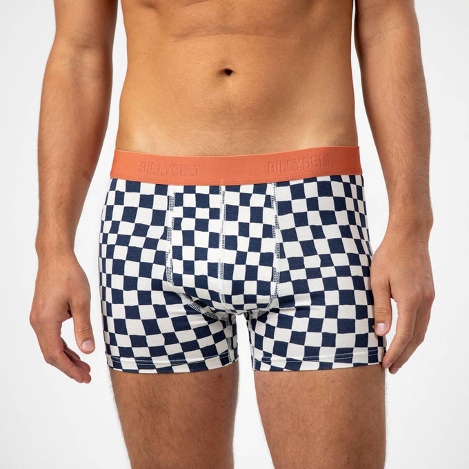 Boxer in cotone biologico a quadretti