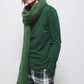 Maglione in maglia rasata con girocollo