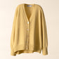 Cardigan rilassato in misto cashmere