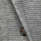 Cardigan lungo in maglia strutturata con collo a scialle