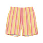 Costume da bagno corto a righe pesca