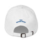 Cappellino dad hat ricamato “No Crying on the Yacht”
