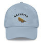 Cappellino Dad Hat Ricamato Raclette in Cotone