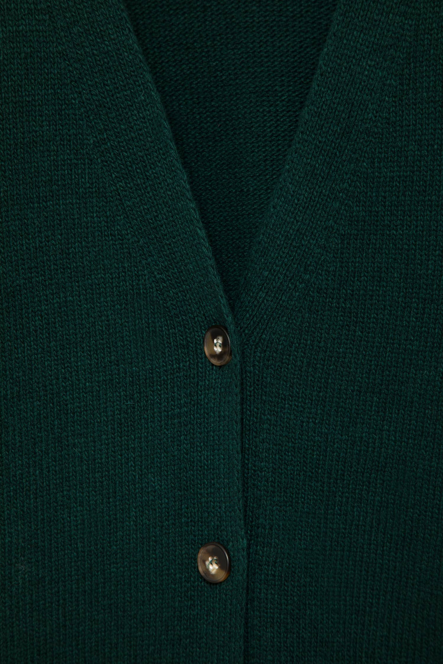 Cardigan in Lana con Maniche a Palloncino