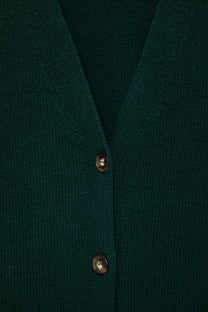 Cardigan in Lana con Maniche a Palloncino
