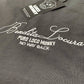 T-shirt Bendita Locura con ricamo Loco Monky grigio scuro