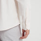 Camicia slim fit in piqué color avorio