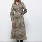 Abito camicia animalier