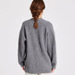 Cardigan Mette in lana d’agnello GOTS grigio melangé