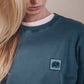 Felpa oversize da donna Pigment Verde Olmo