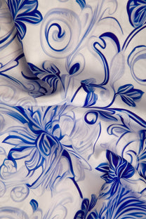 Sciarpa floreale elegante
