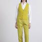 Gilet in maglia con bottoni in legno