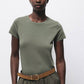 T-shirt basic girocollo in cotone