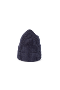 Berretto beanie blu in lana merino Humpier